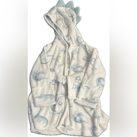 Baby robe alligators hoodie Just One You Carter’s size 0-9M - Picture 2 of 10